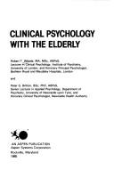 Cover of: Clinical psychology with the elderly