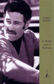 Cover of: A sport and a pastime by James Salter