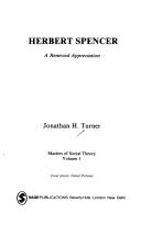 Cover of: Herbert Spencer by Jonathan H. Turner