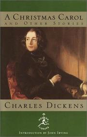 Cover of: A Christmas carol and other stories by Charles Dickens