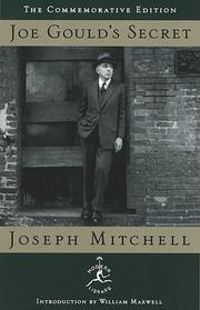 Cover of: Joe Gould's secret by Joseph Mitchell