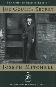 Cover of Joe Gould's secret