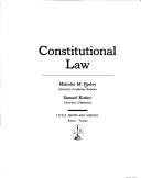 Cover of: Constitutional law