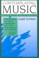 Cover of: Contemplating music