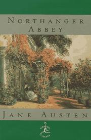 Cover of: Northanger Abbey by Jane Austen