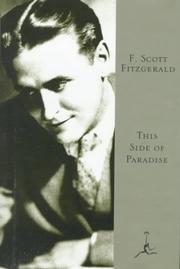 Cover of: This Side of Paradise by F. Scott Fitzgerald