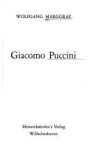 Cover of: Giacomo Puccini by Wolfgang Marggraf