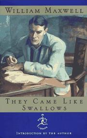 Cover of: They came like swallows by William Maxwell