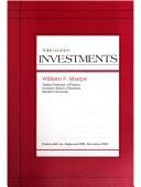 Cover of: Investments by Sharpe, William F., Sharpe, William F.