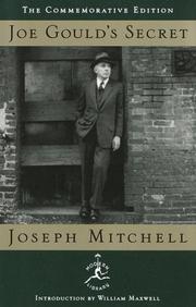 Joe Gould's secret by Joseph Mitchell