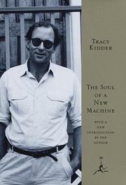 Cover of: The soul of a new machine by Tracy Kidder