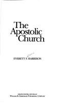 Cover of: The apostolic church