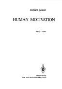 Cover of: Human motivation