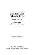 Cover of: Amino acid metabolism by David A. Bender