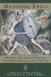 Cover of: Medieval Epics: Beowulf, The Song of Roland, The Nibelungenlied, and The Cid (Modern Library)