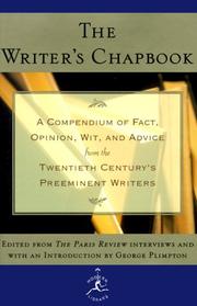 The Writer's Chapbook by George Plimpton