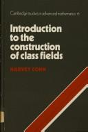 Cover of: Introduction to the construction of class fields