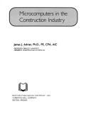 Cover of: Microcomputers in the construction industry by James J. Adrian