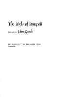 Cover of: The birds of Pompeii: poems