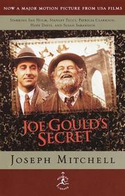Joe Gould's secret by Joseph Mitchell