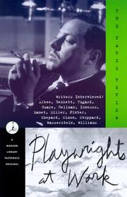 Cover of: Playwrights at work: the Paris review