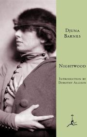 Cover of: Nightwood | Djuna Barnes