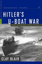 Cover of: Hitler's U-Boat War by Clay Blair