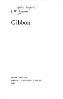 Cover of: Gibbon by J. W. Burrow