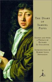 Cover of: The diary of Samuel Pepys | Samuel Pepys