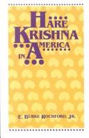 Hare Krishna in America by E. Burke Rochford