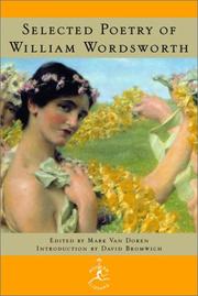 Cover of: Selected poetry of William Wordsworth by William Wordsworth