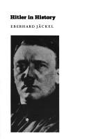 Cover of: Hitler in history