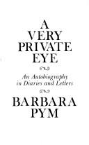 Cover of: A very private eye by Barbara Pym