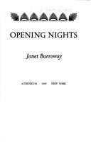 Cover of: Opening nights