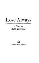 Cover of: Love always by Ann Beattie