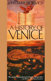 Cover of: A history of Venice