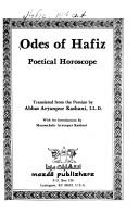 Cover of: Poetical horoscope: or, Odes of Hafiz