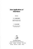 Cover of: New applications of data bases