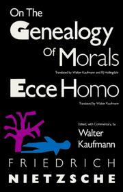 Cover of: On the Genealogy of Morals and Ecce Homo by Friedrich Nietzsche
