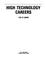 Cover of: High technology careers