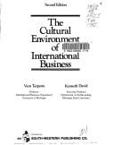 Cover of: The cultural environment of international business