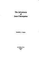 Cover of: The adventures of Juan Chicaspatas | Rudolfo A. Anaya