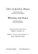 Cover of: Out of justice, peace | 