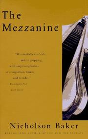 Cover of: The mezzanine by Nicholson Baker