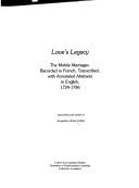 Love's legacy by Jacqueline Olivier Vidrine