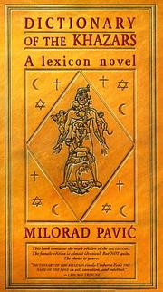 Cover of: Dictionary of the Khazars by Milorad Pavic