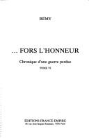 Cover of: --Fors l'honneur