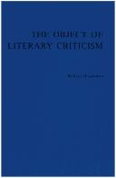 Cover of: The object of literary criticism
