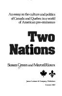 Cover of: Two nations by S. M. Crean