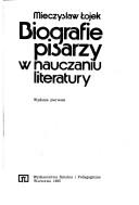 Cover of: Biografie pisarzy w nauczaniu literatury